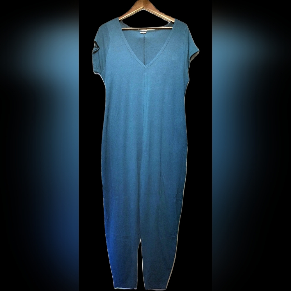 moonstone teal romper XL